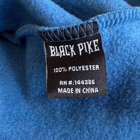 Black Pike Men's Blue Crewneck Sweater with Smiley Design - Picture 9 of 9